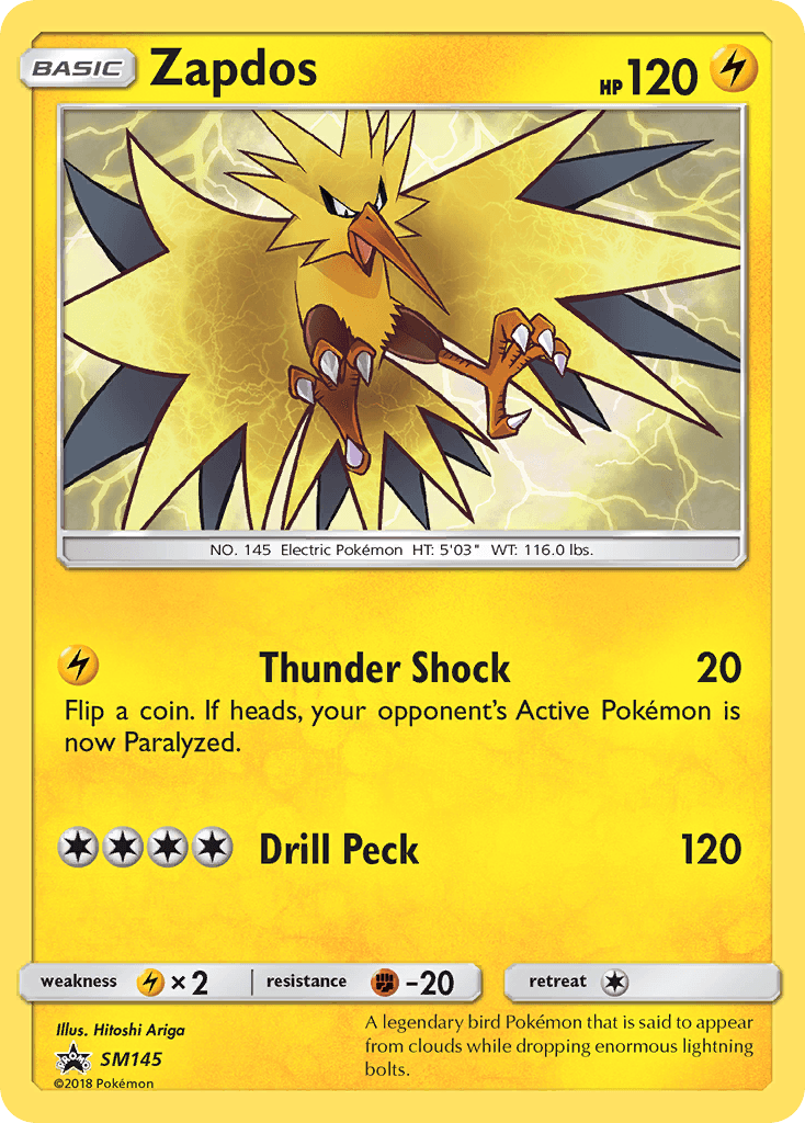 Zapdos: SM Black Star Promos