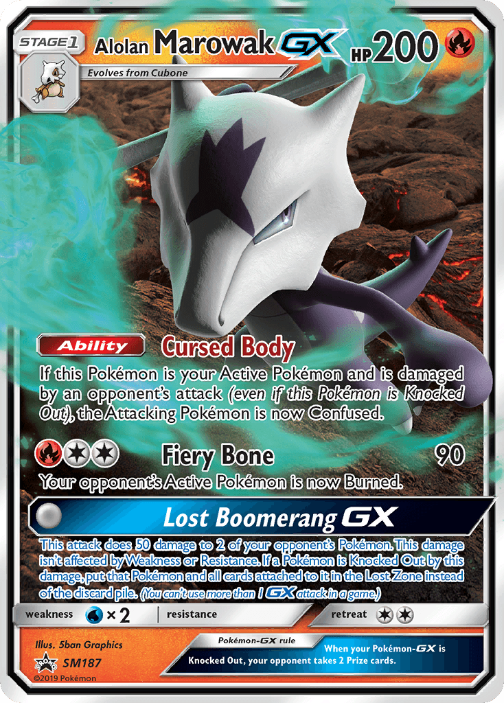 Alolan Marowak-GX: SM Black Star Promos
