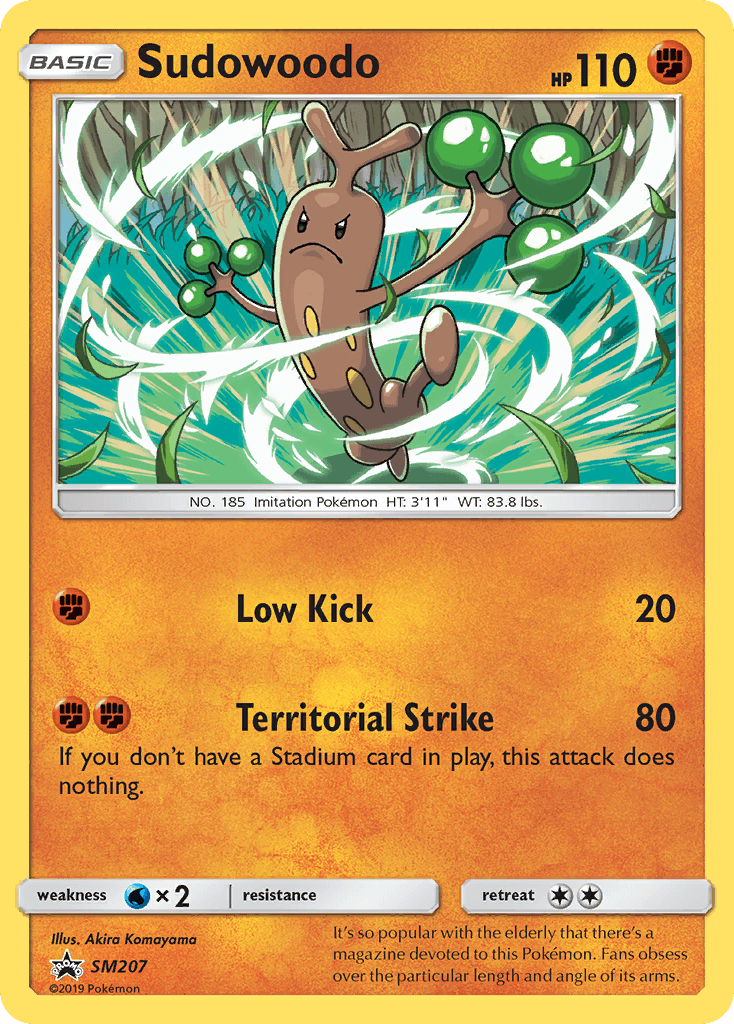 Sudowoodo: SM Black Star Promos