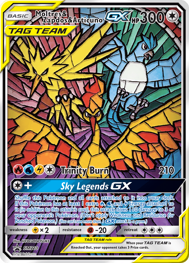 Moltres & Zapdos & Articuno-GX: SM Black Star Promos