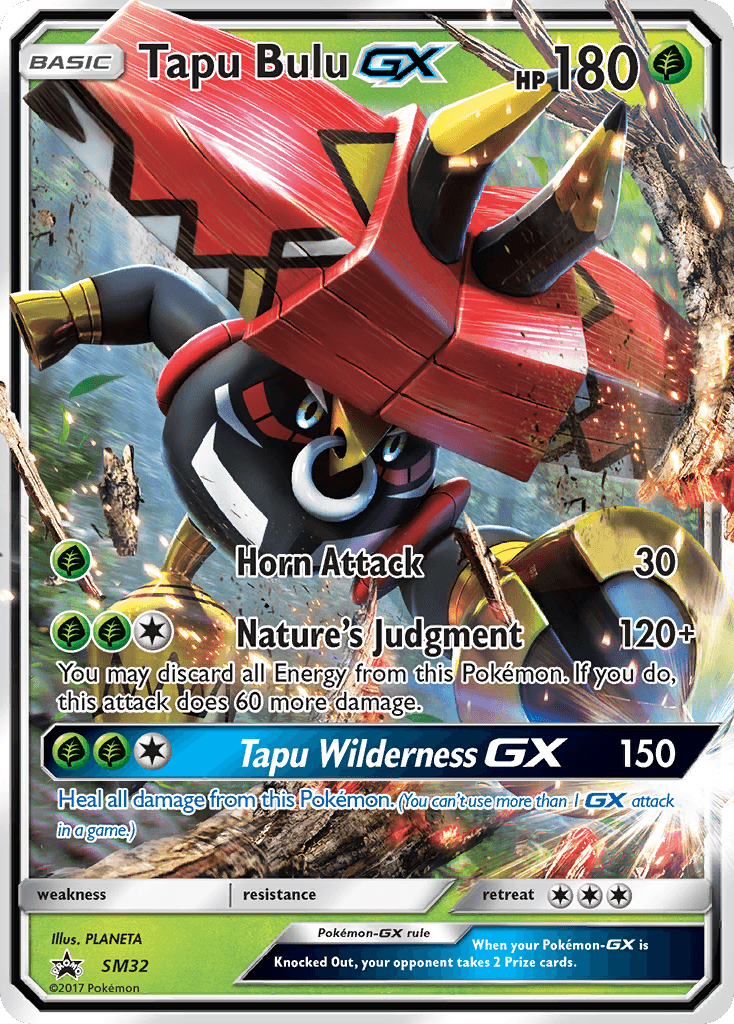 Tapu Bulu-GX: SM Black Star Promos
