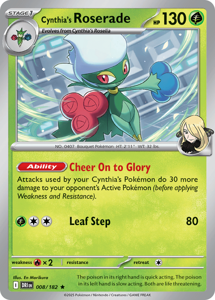 Cynthia's Roserade: Destined Rivals