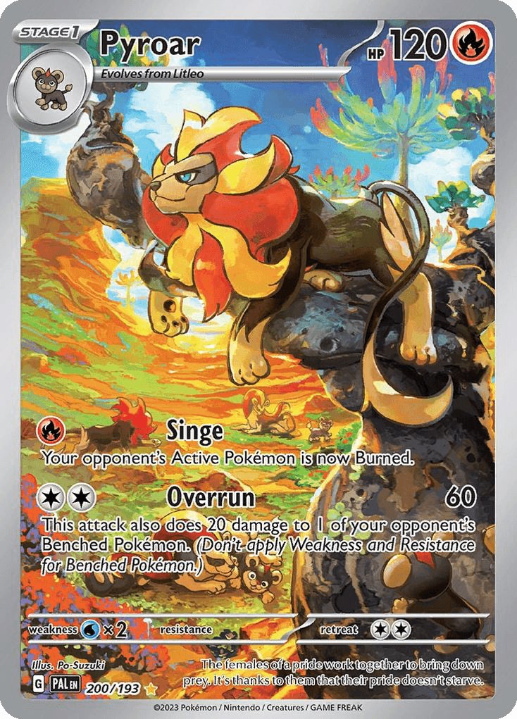 Pyroar: Paldea Evolved