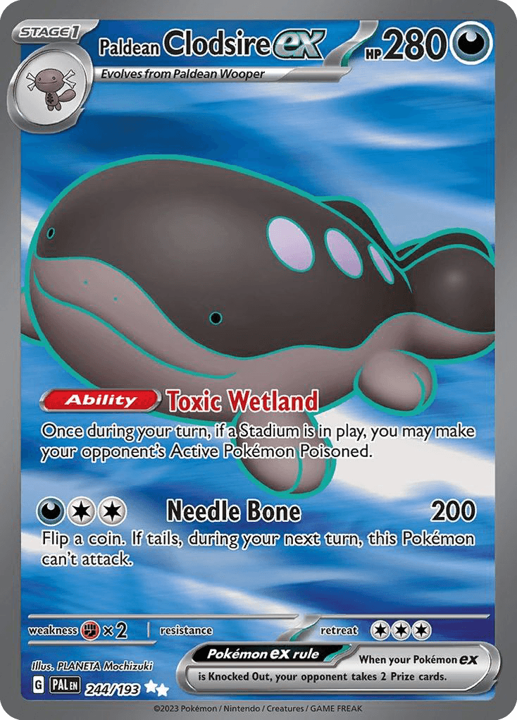 Paldean Clodsire ex: Paldea Evolved