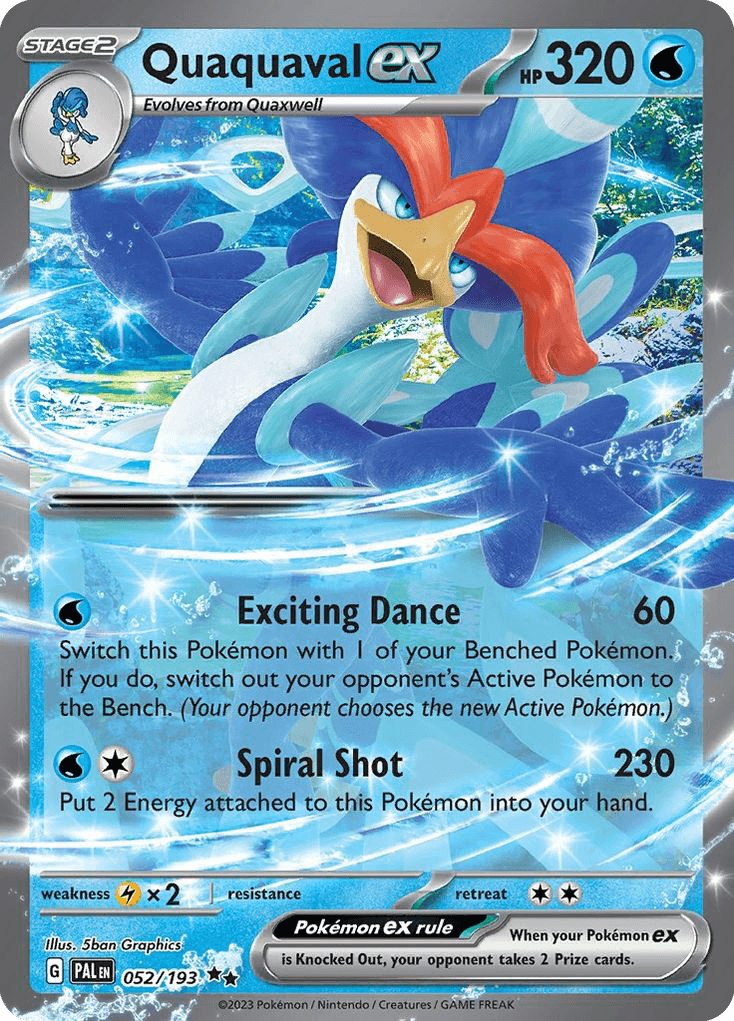 Quaquaval ex: Paldea Evolved