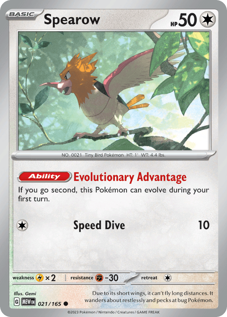Spearow: 151