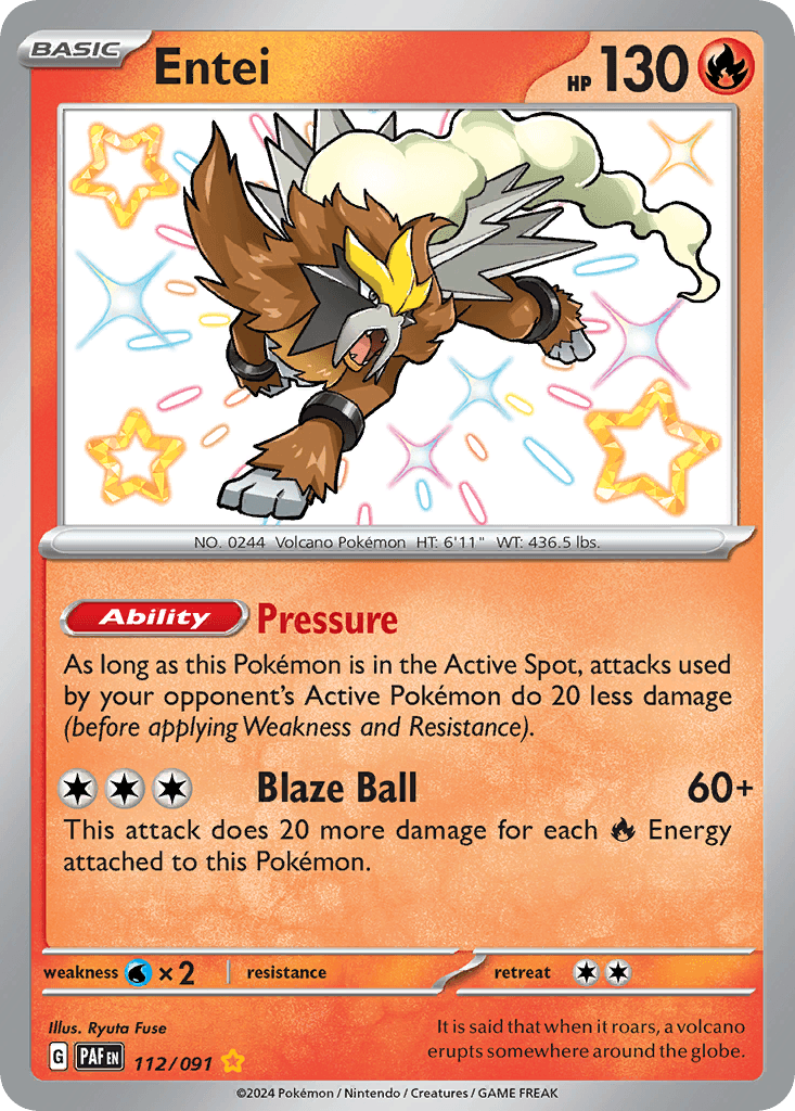 Entei: Paldean Fates