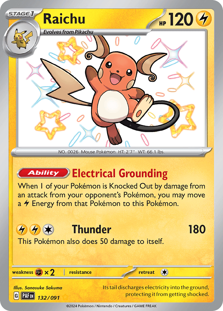 Raichu: Paldean Fates