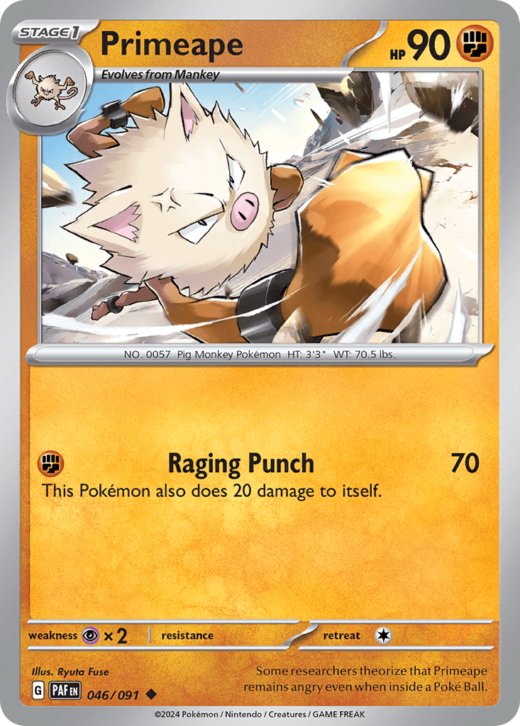 Primeape: Paldean Fates