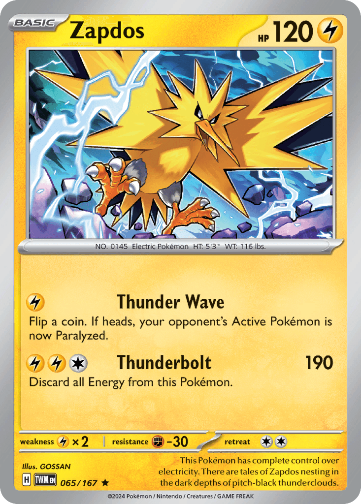 Zapdos: Twilight Masquerade