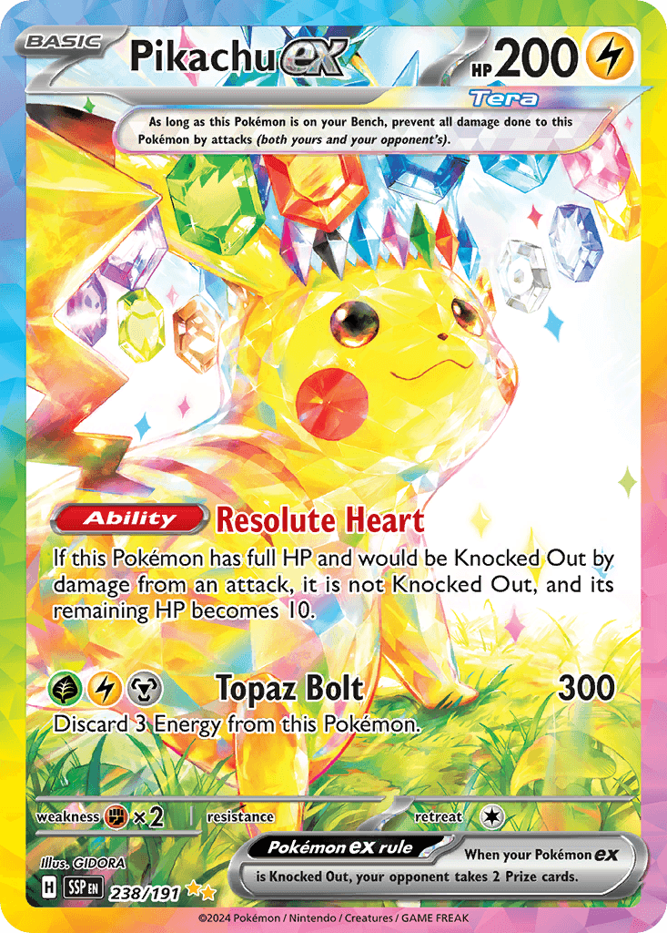 Pikachu ex: Surging Sparks