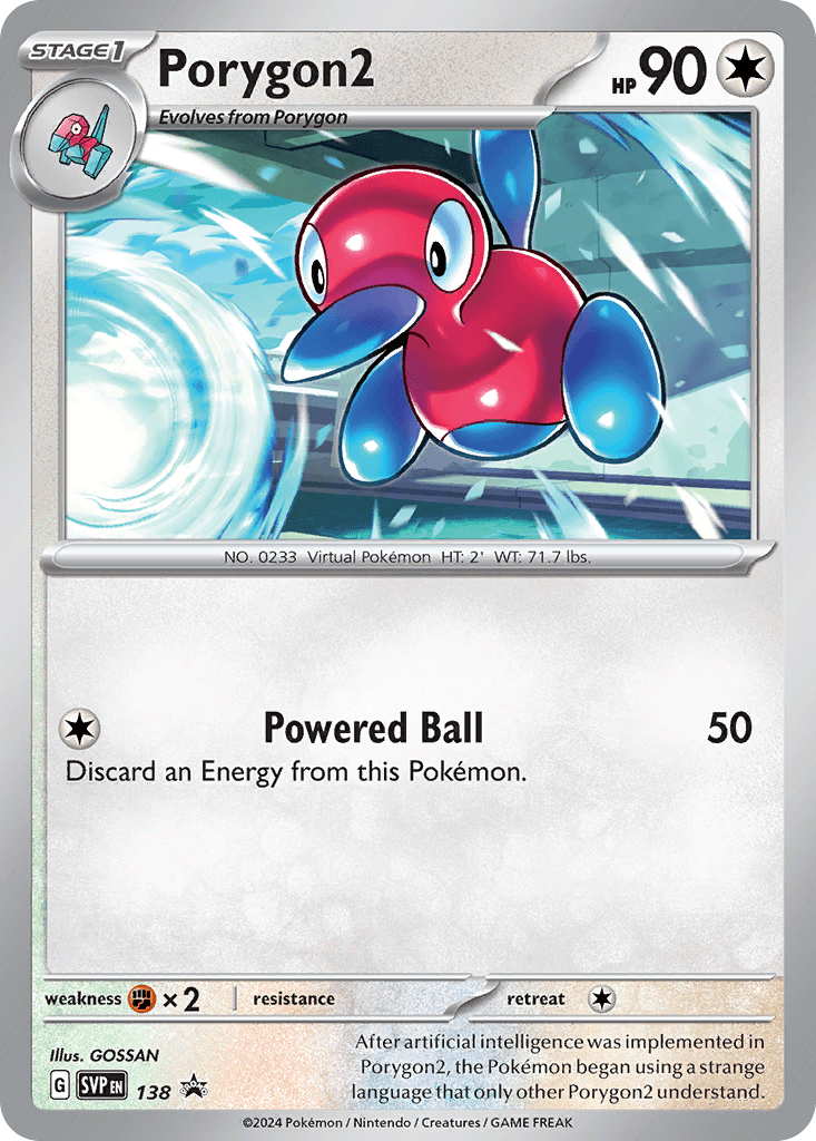 Porygon2: Scarlet & Violet Black Star Promos