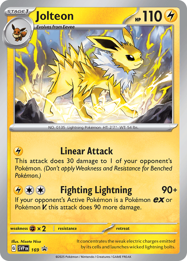 Jolteon: Scarlet & Violet Black Star Promos