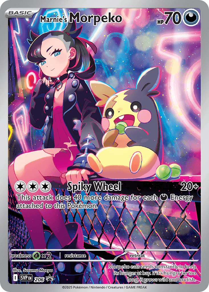 Marnie's Morpeko: Scarlet & Violet Black Star Promos