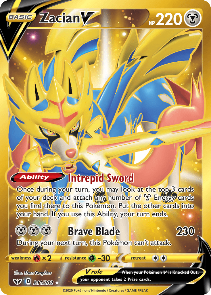 Zacian V: Sword & Shield