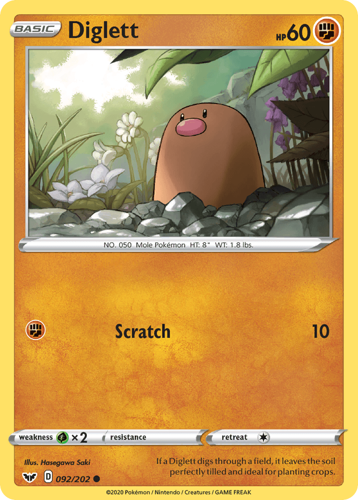 Diglett: Sword & Shield