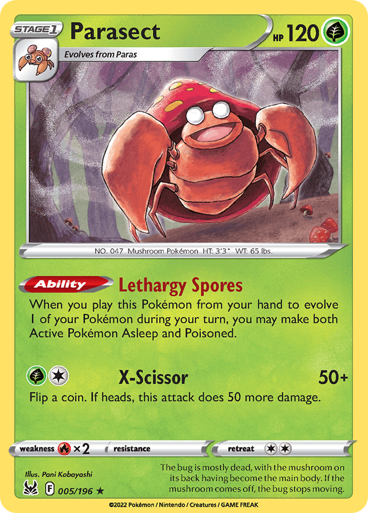 Parasect: Lost Origin