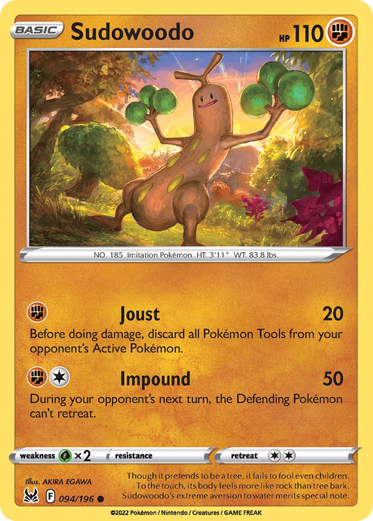 Sudowoodo: Lost Origin