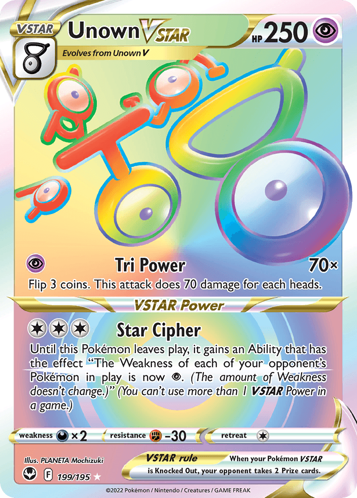 Unown VSTAR: Silver Tempest