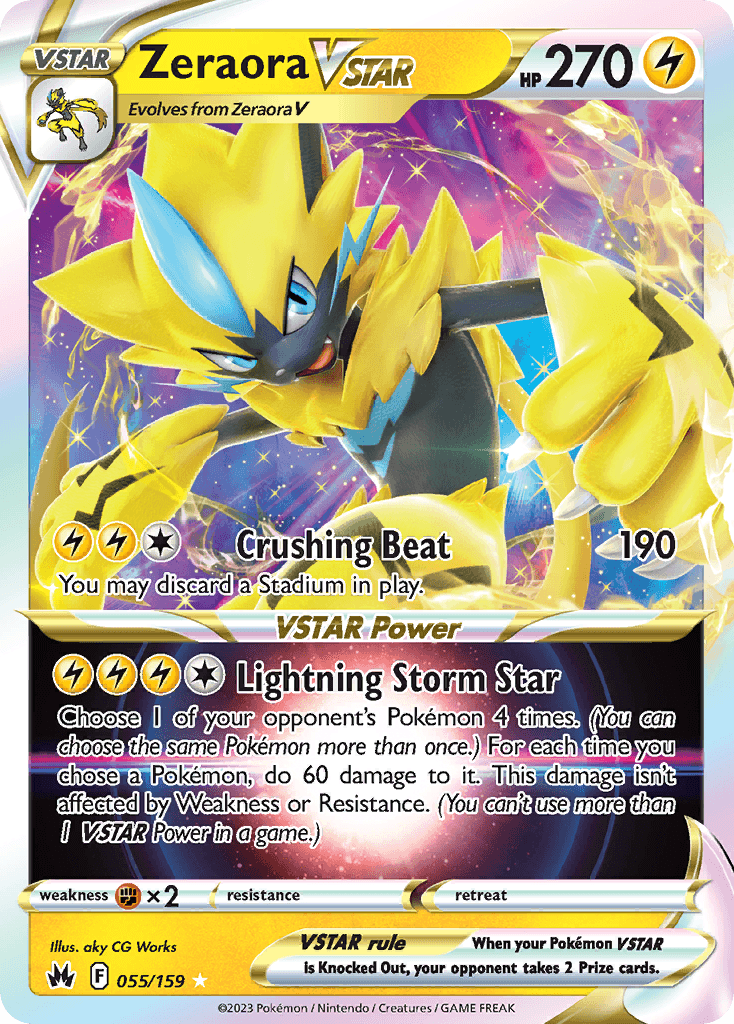 Zeraora VSTAR: Crown Zenith