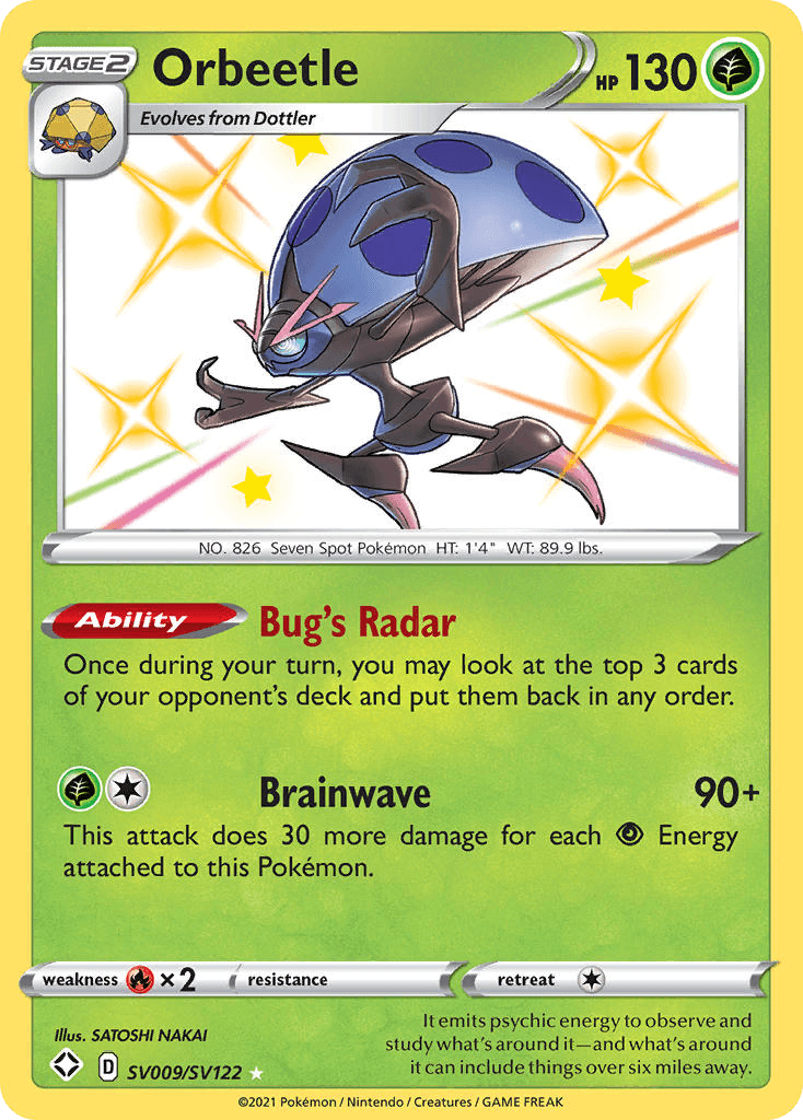 Orbeetle: Shining Fates Shiny Vault