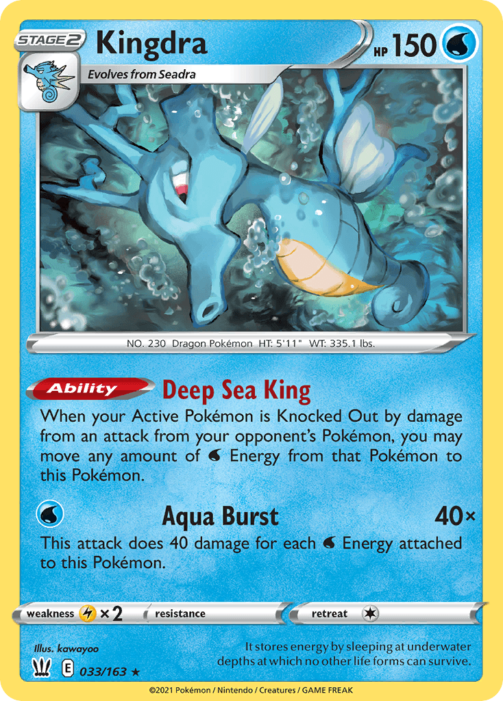 Kingdra: Battle Styles