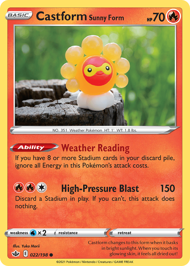 Castform Sunny Form: Chilling Reign