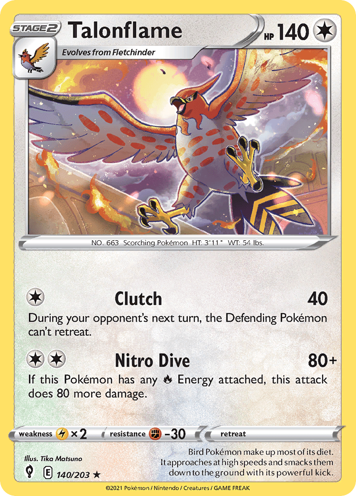 Talonflame: Evolving Skies