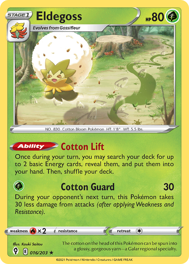 Eldegoss: Evolving Skies