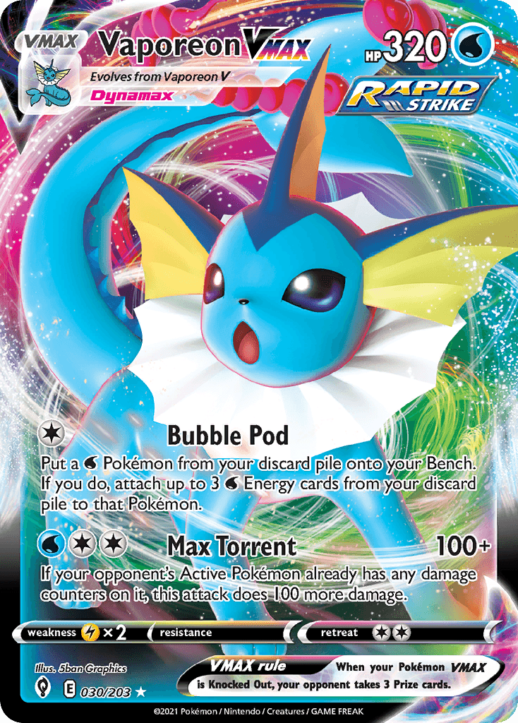 Vaporeon VMAX: Evolving Skies