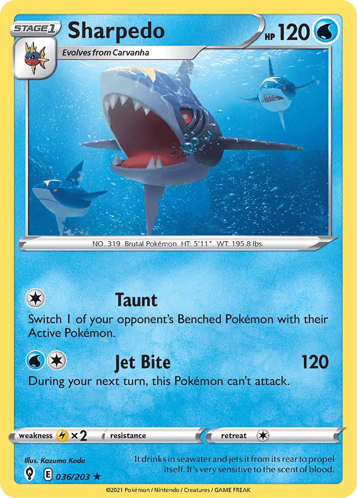 Sharpedo: Evolving Skies
