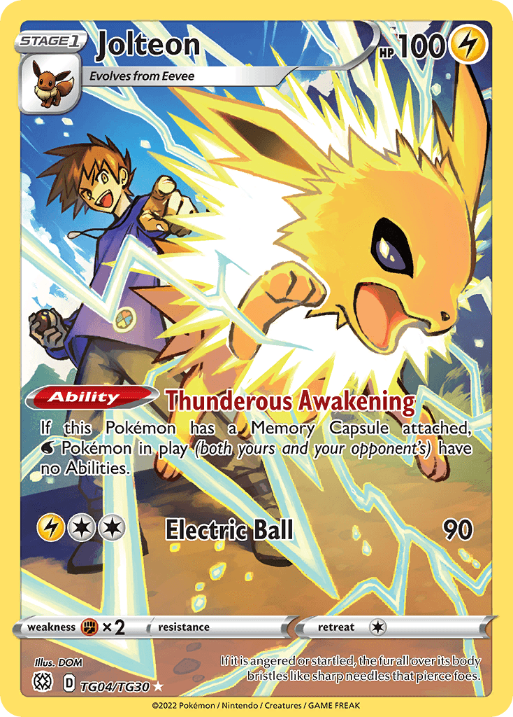 Jolteon: Brilliant Stars Trainer Gallery