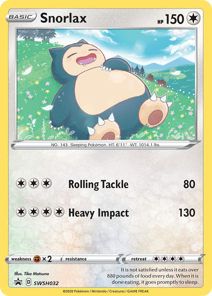 Snorlax: SWSH Black Star Promos