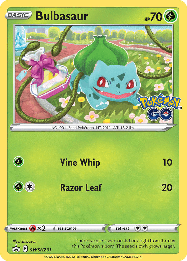 Bulbasaur: SWSH Black Star Promos