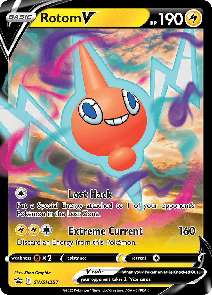 Rotom V: SWSH Black Star Promos