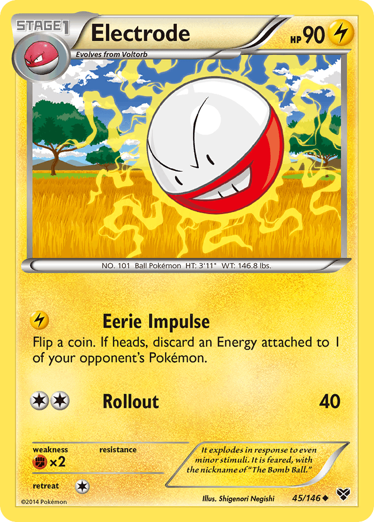 Electrode: XY