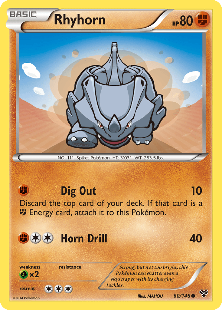 Rhyhorn: XY