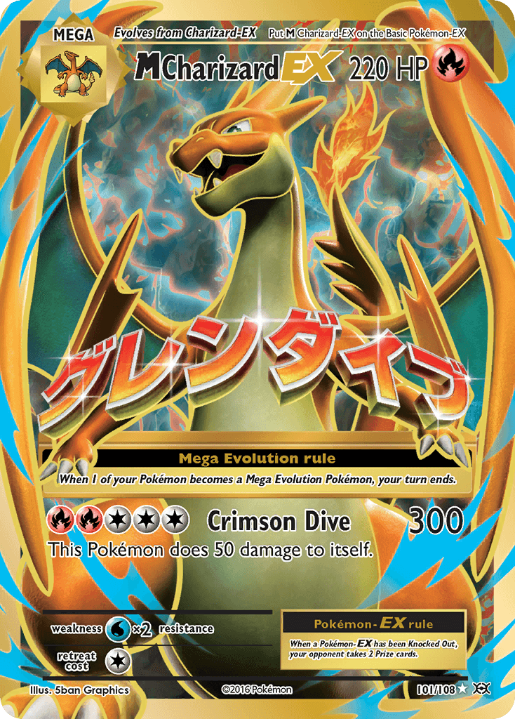 M Charizard-EX: Evolutions