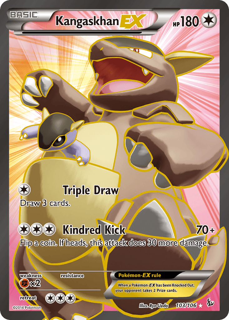 Kangaskhan-EX: Flashfire