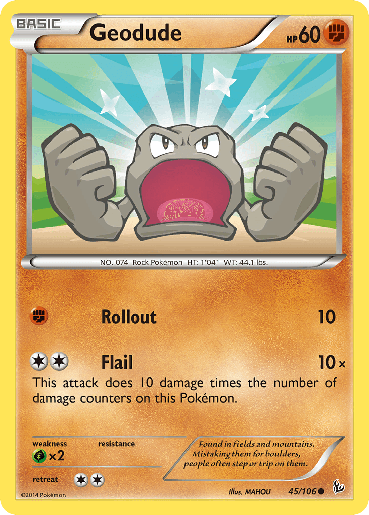 Geodude: Flashfire