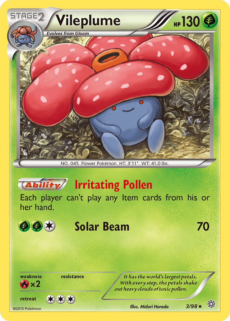 Vileplume: Ancient Origins