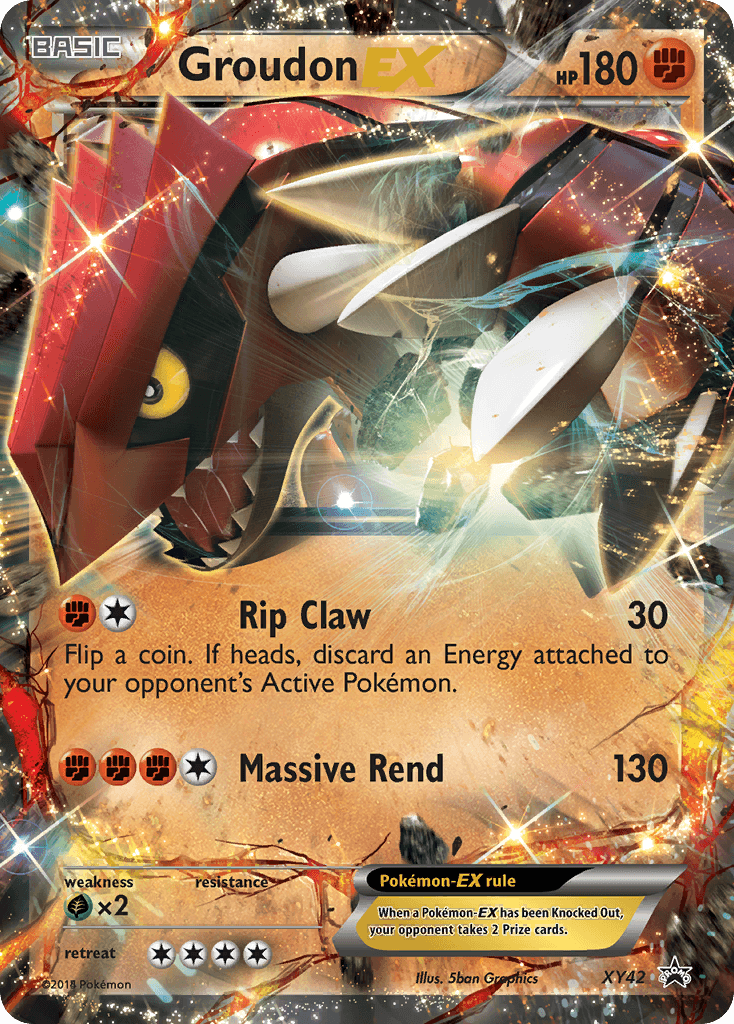 Groudon-EX: XY Black Star Promos