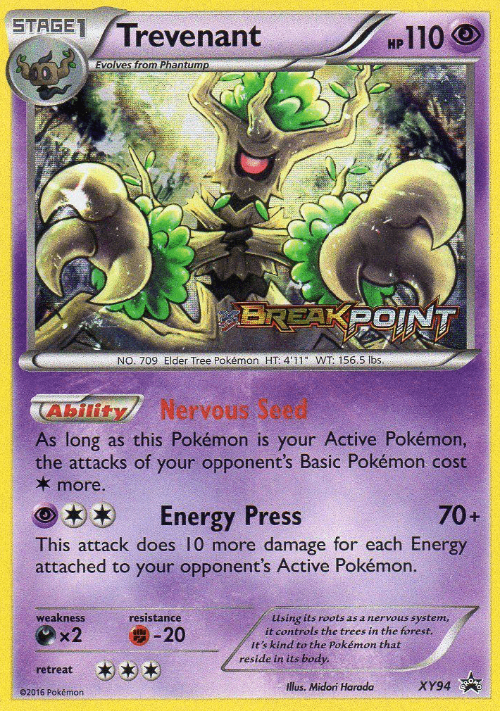 Trevenant: XY Black Star Promos