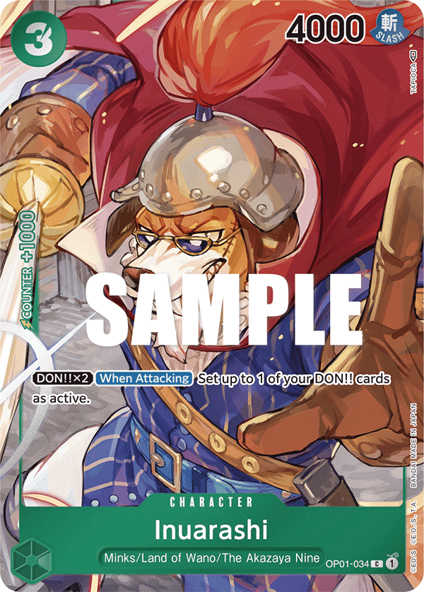 Inuarashi (Box Topper): Romance Dawn