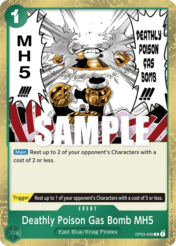 Deathly Poison Gas Bomb MH5: Pillars of Strength