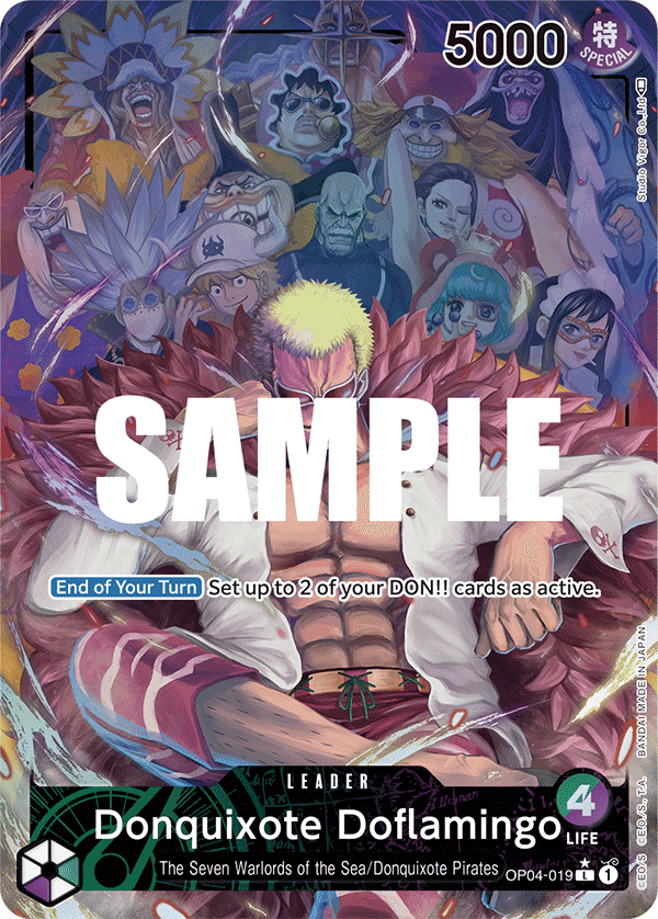 Donquixote Doflamingo (019) (Alternate Art): Kingdoms of Intrigue