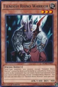 Fiendish Rhino Warrior: Breakers of Shadow