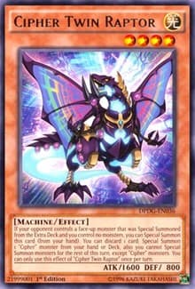Cipher Twin Raptor: Duelist Pack: Dimensional Guardians