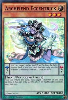 Archfiend Eccentrick: Pendulum Evolution