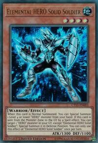 Elemental HERO Solid Soldier: 2018 Mega-Tins